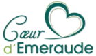 Logo de Cœur d'émeraude, site internet de Isabelle Dubeau, maitre reiki et énergéticienne à Lanton, en Gironde.