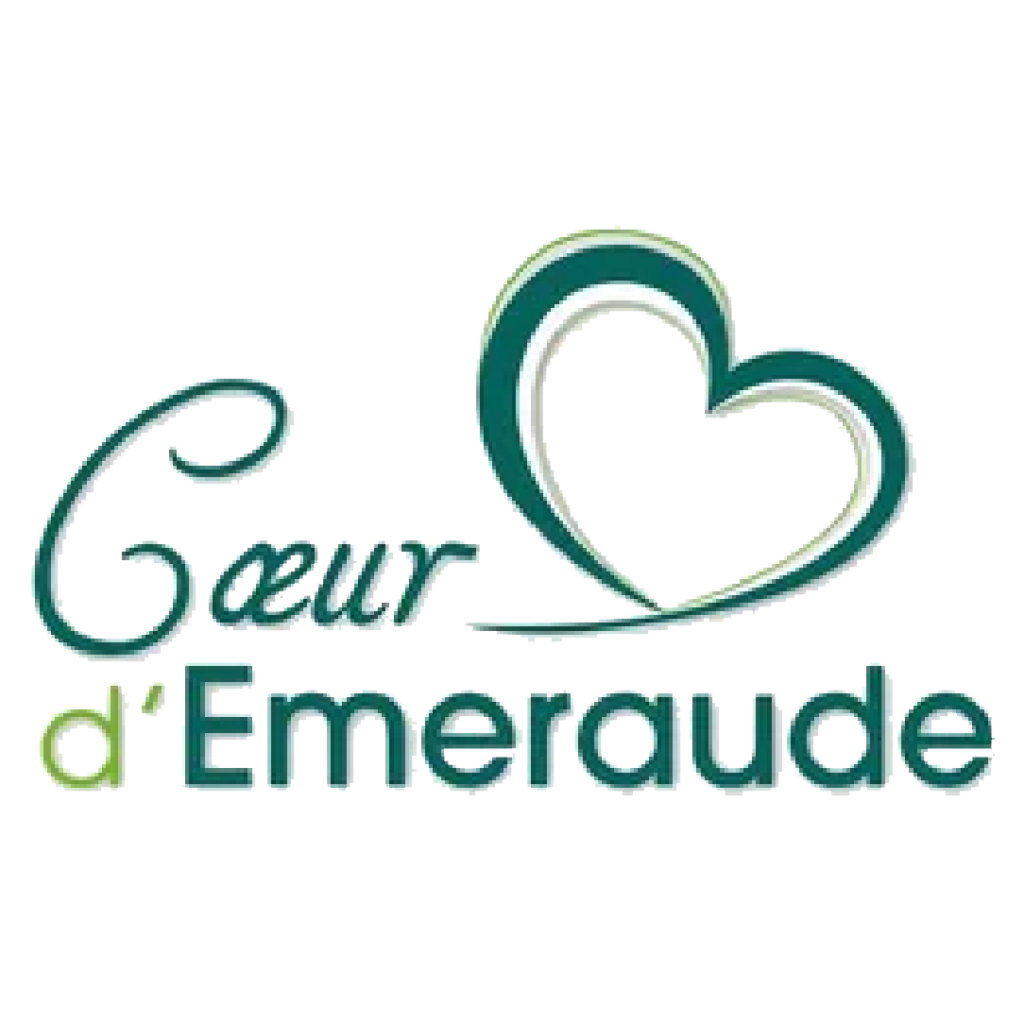 Logo de Cœur d'émeraude, site internet de Isabelle Dubeau, maitre reiki et énergéticienne à Lanton, en Gironde.